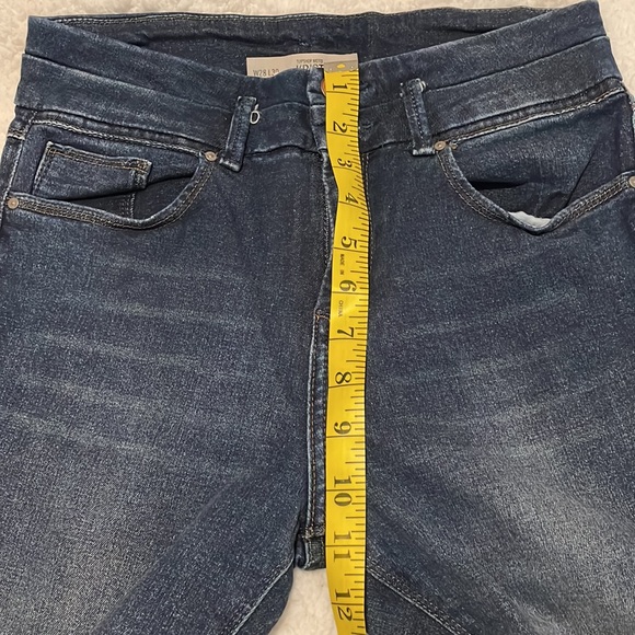 TopShop Moto Kristen Blue Stretch Skinny Denim Jeans Size 28 - Picture 6 of 7